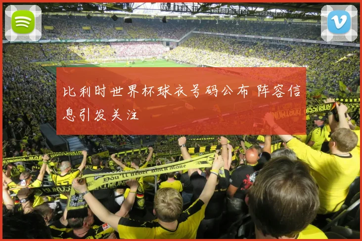 比利时世界杯球衣号码公布 阵容信息引发关注