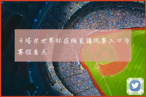 卡塔尔世界杯在线直播观赛入口与赛程看点